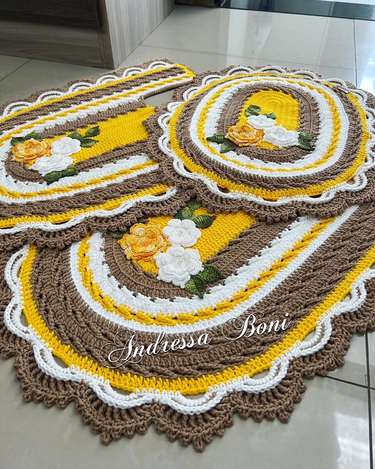 CURSO 1 - Jogo de banheiro Andressa Boni